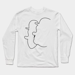 Comedy Silhouettes 1 Long Sleeve T-Shirt